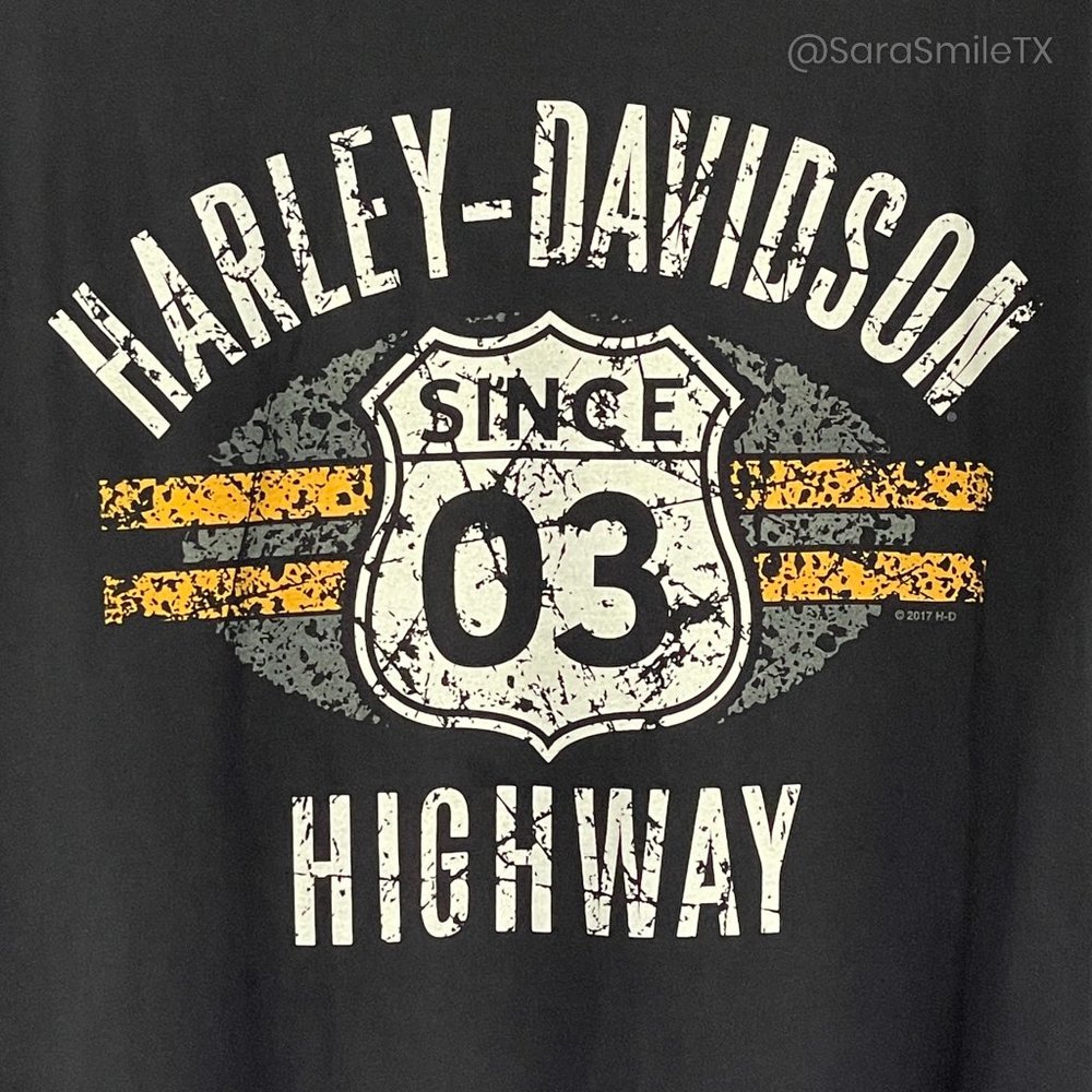 {HARLEY DAVIDSON} Mens Red River Texas T-Shirt - Picture 4 of 7